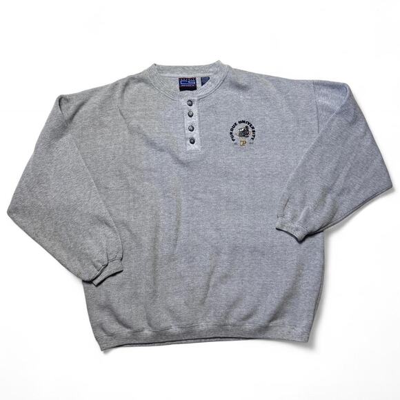 Purdue University Boilermakers 90s Vintage Knit Sportswear Sweatshirt XL - Picture 1 of 5